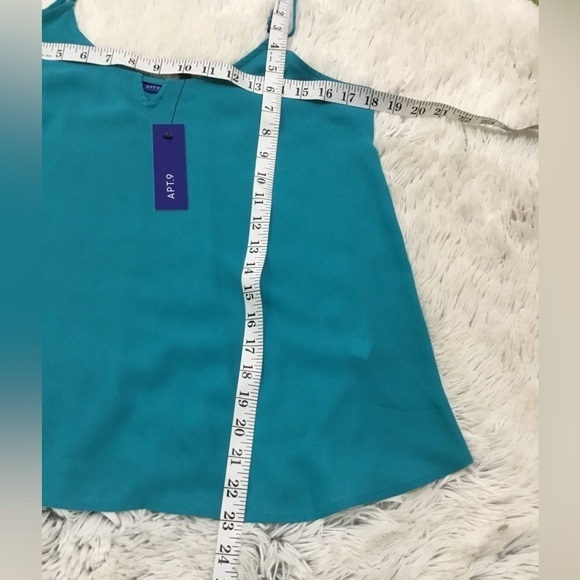 Apt 9 Georgette camisole Woman’s size XS adjustable straps keyhole front - Picture 5 of 12